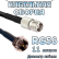 Кабельная сборка 50 Ом на RG-58 с разъемами TNC-female - F-male, 11 метров