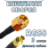 Кабельная сборка 50 Ом на RG-58 с разъемами MCX-female - RP-SMA-male, 3 метра