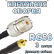 Кабельная сборка 50 Ом на RG-58 с разъемами UHF-female - MMCX-male, 3 метра