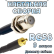 Кабельная сборка 50 Ом на RG-58 с разъемами F-female - MMCX-male, 9 метров