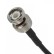 Кабельная сборка 50 Ом на RG-58 белого цвета с разъемами UHF-female - BNC-male, 4 метра