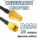 Кабельная сборка 50 Ом на RG-58 с разъемами RP-SMA-male - RP-SMA-female, 20 метров