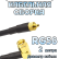 Кабельная сборка 50 Ом на RG-58 с разъемами MMCX-male - SMA-male (угловой), 2 метра