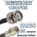 Кабельная сборка 50 Ом на RG-58 с разъемами BNC-male - QMA-male, 30 метров