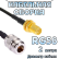 Кабельная сборка 50 Ом на RG-58 с разъемами N-female - RP-SMA-female, 2 метра