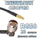 Кабельная сборка 50 Ом на RG-58 с разъемами TNC-male (угловой)  - MCX-male, 25 метров