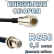 Кабельная сборка 50 Ом на RG-58 с разъемами FME-male - F-female, 0,5 метра