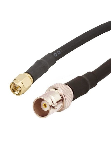 Кабельная сборка RG-213 с разъемами SMA-male - BNC-female, 20 метров