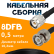 Кабельная сборка 8D-FB с разъемами TNC-male - BNC-male, 0,5 метра Кабельная сборка 8D-FB с разъемами TNC-male - BNC-male, 0,5 метра