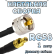 Кабельная сборка 50 Ом на RG-58 с разъемами UHF-male - SMB-male, 1 метр