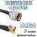Кабельная сборка 50 Ом на RG-58 с разъемами MCX-male (угловой) - UHF-male, 3 метра Кабельная сборка 50 Ом на RG-58 с разъемами MCX-male (угловой) - UHF-male, 3 метра