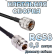 Кабельная сборка 50 Ом на RG-58 с разъемами UHF-male - N-female, 0,5 метра