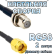 Кабельная сборка 50 Ом на RG-58 с разъемами RP-SMA-male - F-female, 2 метра