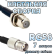 Кабельная сборка 50 Ом на RG-58 с разъемами TNC-female - F-female, 7 метров