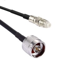 Кабельная сборка 5D-FB с разъемами FME-female - N-male, 2 метра