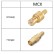 Кабельная сборка на RG-58 в гофре с разъемами MCX-male - MCX-male, 1 метр
