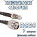 Кабельная сборка 50 Ом на RG-58 с разъемами FME-female - TNC-male, 7 метров