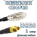 Кабельная сборка 50 Ом на RG-58 с разъемами FME-female - MCX-female, 1 метр