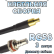 Кабельная сборка 50 Ом на RG-58 с разъемами MCX-male - QMA-female, 3 метра