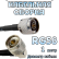 Кабельная сборка RG-58 с разъемами N-male (угловой) - N-male, 1 метр