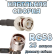 Кабельная сборка 50 Ом на RG-58 с разъемами TNC-male (угловой) - BNC-male, 25 метров