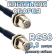 Кабельная сборка 50 Ом на RG-58 с разъемами F-female - F-female, 0,5 метра
