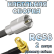 Кабельная сборка 50 Ом на RG-58 с разъемами FME-male - SMA-female (угловой), 2 метра