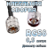 Кабельная сборка 50 Ом на RG-58 с разъемами UHF-male - N-male, 0,5 метра
