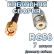 Кабельная сборка 50 Ом на RG-58 с разъемами UHF-female - SMA-male, 7 метров