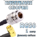 Кабельная сборка 50 Ом на RG-58 с разъемами N-female - SMA-male (угловой), 1 метр