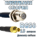 Кабельная сборка 50 Ом на RG-58 с разъемами F-female - MCX-female, 15 метров