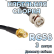 Кабельная сборка 50 Ом на RG-58 с разъемами BNC-male - SMA-female, 3 метра