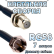 Кабельная сборка 50 Ом на RG-58 с разъемами F-female - F-male, 7 метров