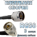 Кабельная сборка RG-58 с разъемами N-male (угловой) - N-male, 3 метра