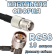 Кабельная сборка 50 Ом на RG-58 с разъемами TNC-male (угловой) - TNC-female, 10 метров Кабельная сборка 50 Ом на RG-58 с разъемами TNC-male (угловой) - TNC-female, 10 метров