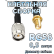 Кабельная сборка 50 Ом на RG-58 с разъемами TNC-male - SMA-female, 0,5 метра