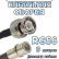 Кабельная сборка 50 Ом на RG-58 с разъемами BNC-male - QMA-male, 9 метров