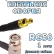 Кабельная сборка 50 Ом на RG-58 с разъемами BNC-male (угловой) - SMB-male, 1 метр Кабельная сборка 50 Ом на RG-58 с разъемами BNC-male (угловой) - SMB-male, 1 метр