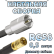 Кабельная сборка 50 Ом на RG-58 с разъемами FME-male - SMB-female, 0,5 метра
