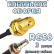 Кабельная сборка 50 Ом на RG-58 с разъемами RP-SMA-female - QMA-female, 3 метра