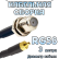 Кабельная сборка 50 Ом на RG-58 с разъемами F-female - MMCX-male, 3 метра