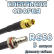 Кабельная сборка 50 Ом на RG-58 с разъемами MCX-female - QMA-female, 5 метров