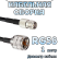 Кабельная сборка 50 Ом на RG-58 с разъемами UHF-male - TNC-female, 1 метр