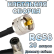 Кабельная сборка 50 Ом на RG-58 с разъемами UHF-male - QMA-male (угловой), 20 метров Кабельная сборка 50 Ом на RG-58 с разъемами UHF-male - QMA-male (угловой), 20 метров