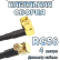 Кабельная сборка 50 Ом на RG-58 с разъемами MCX-male (угловой) - SMA-male (угловой), 4 метра Кабельная сборка 50 Ом на RG-58 с разъемами MCX-male (угловой) - SMA-male (угловой), 4 метра