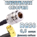 Кабельная сборка 50 Ом на RG-58 с разъемами N-female - SMA-male (угловой), 0,5 метра