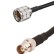 Кабельная сборка RG-213 с разъемами UHF-male - BNC-female, 25 метров