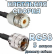 Кабельная сборка 50 Ом на RG-58 с разъемами UHF-male - UHF-female, 5 метров