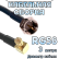 Кабельная сборка 50 Ом на RG-58 с разъемами MCX-male (угловой) - F-male, 3 метра Кабельная сборка 50 Ом на RG-58 с разъемами MCX-male (угловой) - F-male, 3 метра