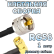Кабельная сборка 50 Ом на RG-58 с разъемами UHF-male - SMA-male (угловой), 1 метр